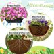 thumbnail image 2 of Forro De Cesta Conjunto De 4 Piezas De Forro De Tela Circular De 12 Pulgadas Adecuado Para Cestas Forro De Fieltro Duradero Utilizado Para Cestas Macetas De Flores Plantas (negro), 2 of 3