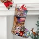 thumbnail image 2 of Talking Tom Tema: Calcetines de Navidad, fino lino blanco para colgar en escaleras y chimenea, decoración navideña para el hogar, regalo de Navidad.54cm×38cm, 2 of 5
