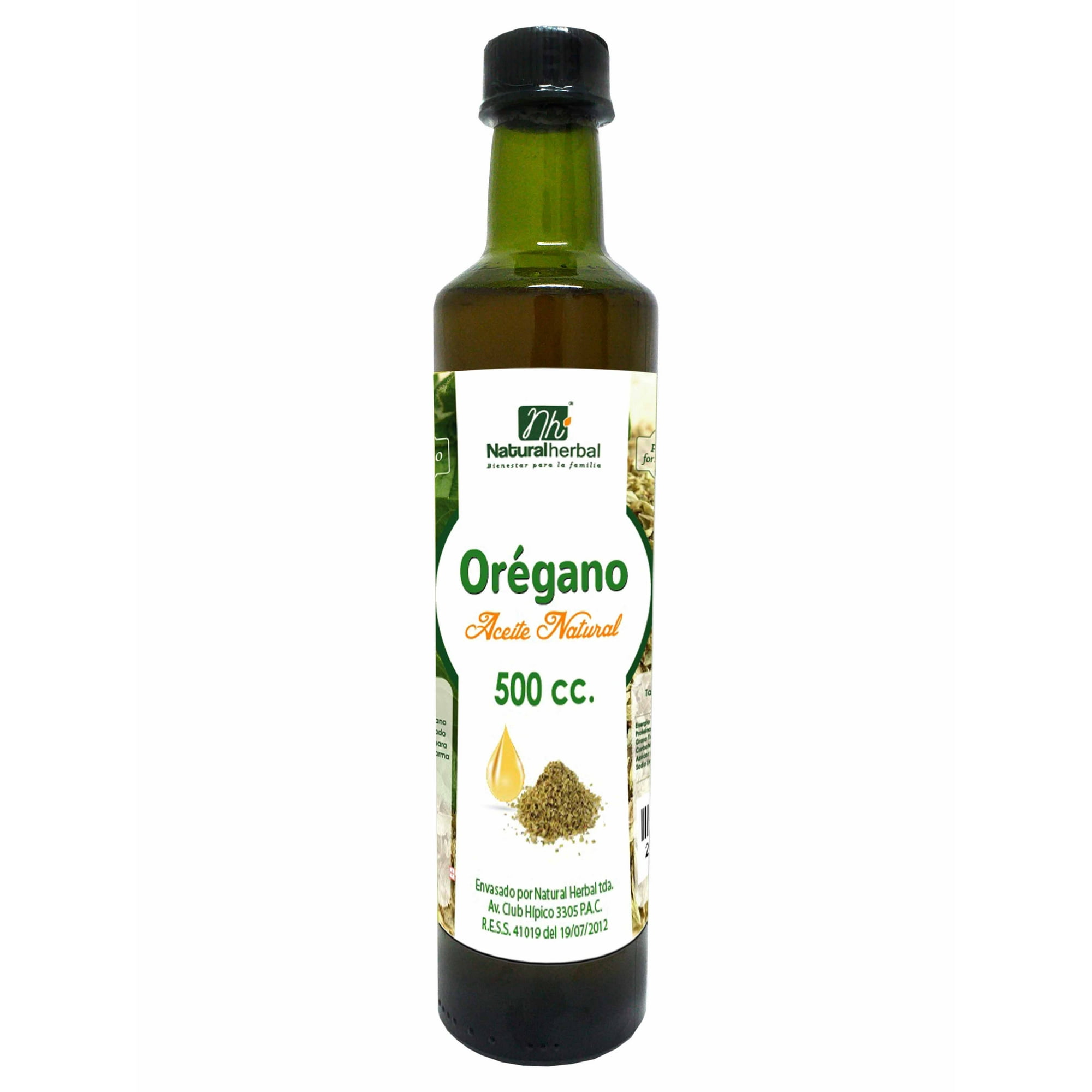 Natural Herbal - Aceite De Orégano 500 Cc