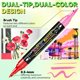 thumbnail image 2 of Rotuladores WINSONS para pintura acrílica, 48 colores, doble punta, 24 unidades, 2 of 7