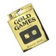 thumbnail image 1 of Set de dados Gold Games Gold, 2 unidades, aleación metálica resistente al agua, 1 of 6