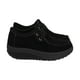 thumbnail image 3 of Mocasín Mujer Negro Sole/Cordones Police, 3 of 5