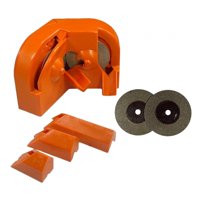 Magideal - Afilador De Taladro Eléctrico Portátil, Afilador De Cuchillos Con 3 Bloques De Lijado, Accesorios Para Amoladora De Taladro, Compacto Para Artesanos