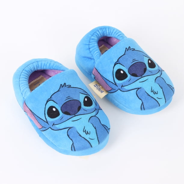 Pantufla Niña Stitch Mirando Lilo & Stitch Azul Disney