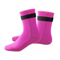Ioensy - Calcetines De Buceo Con Correa De Ajuste Calcetines De Agua Flexibles Hombres Mujeres Calcetines De Natación Xs Rosa