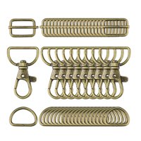 Bothyi - 50 Uds Llavero Ganchos Giratorios Llavero Regalos A Granel Gancho Giratorio Hardware Para Bolsa