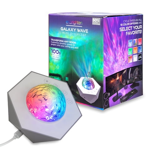 Proyector Led Enbrighten Galaxy Wave Mini Color Cambiante