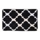 thumbnail image 3 of Conjunto De 2 Alfombra De Baño Suaves Absorventes Microfibra negro, 3 of 6