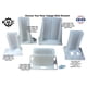 thumbnail image 3 of Rieles, soportes y sockets para corredera de cajón/gabinete E.H.C., 3 of 4