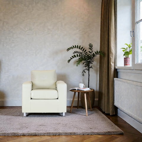 Muebles Altiro - Sofá Asiria 1 Cuerpo - Cuero Sintetico Pu Beige