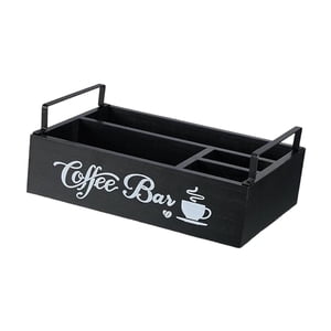 Bothyi - Organizador De Estación De Café Soporte De Madera Rústica Para Cápsulas De Café Para Cafetería, Oficina, Estilo A