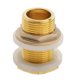 thumbnail image 3 of Conector De Tanque De Agua De Latón Montaje De Mamparo Con Anillo De Goma DN15 45 Mm, 3 of 5