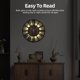 thumbnail image 5 of Reloj de pared Mee 2ou 51 cm con sensor de voz y luz – Silencioso, 5 of 9