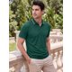 thumbnail image 4 of INSPIRE CHIC Camisa Polo de Hombre de Manga Corta Casual de Verano para Tenis Golf XL Verde Oscuro, 4 of 5