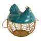 thumbnail image 5 of Cesta Para Huevos De Gran Capacidad, Cesta Rústica Para Recolección De Huevos, Recipiente Para Huevos De Cocina, Dorado Con Punto Peque?o, 5 of 5