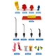 thumbnail image 3 of Soporte para vasos de 1/4" para tablero perforado – Pack de 50 – Ascend Tools, 3 of 9