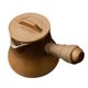 thumbnail image 1 of Tetera De Cerámica Estufas Tetera Hervida Para Picnic Senderismo Regalo Para Los Amantes Del Té Marrón, 1 of 5