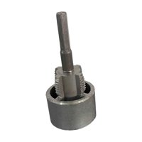 Magideal - Roscador De Tubos, Herramientas De Fontanería, Práctico, Multifunción, Cortador De Roscas Internas Y Externas Para Taladro Eléctrico Para Reparación. 6 Puntos