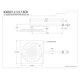 thumbnail image 3 of Regadera Kingston Brass KX8221CK Shower Scape cuadrada de 30 cm, 3 of 3