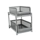 thumbnail image 1 of Organizador De Armario Extraíble Con Estante De Almacenamiento Multifuncional De 2 Capas Para Cocina, Color Gris, 1 of 5