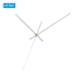 thumbnail image 3 of Manecillas de Reloj Uxcell, 8 Juegos de Kits de Manecillas de Reloj Mecanismo de Movimiento de Reloj de Aluminio DIY Kit de Piezas de Manecillas de Reloj de Pared, Blanco, A07, 3 of 6