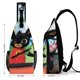 thumbnail image 2 of Conejito Bing Riñonera Bandolera con Estampado Integral para Hombres y Mujeres, Bolso Cruzado Gráfico de Tendencia, Mochila de Hombro Streetwear para Ciclismo y Deportes, Riñonera Versátil Casual, 2 of 6