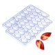thumbnail image 1 of Pack X2 Molde Para Chocolate Moldes Para Bombones Ovalados Moldes Reposteria Molde Chocolate Acrilic, 1 of 11