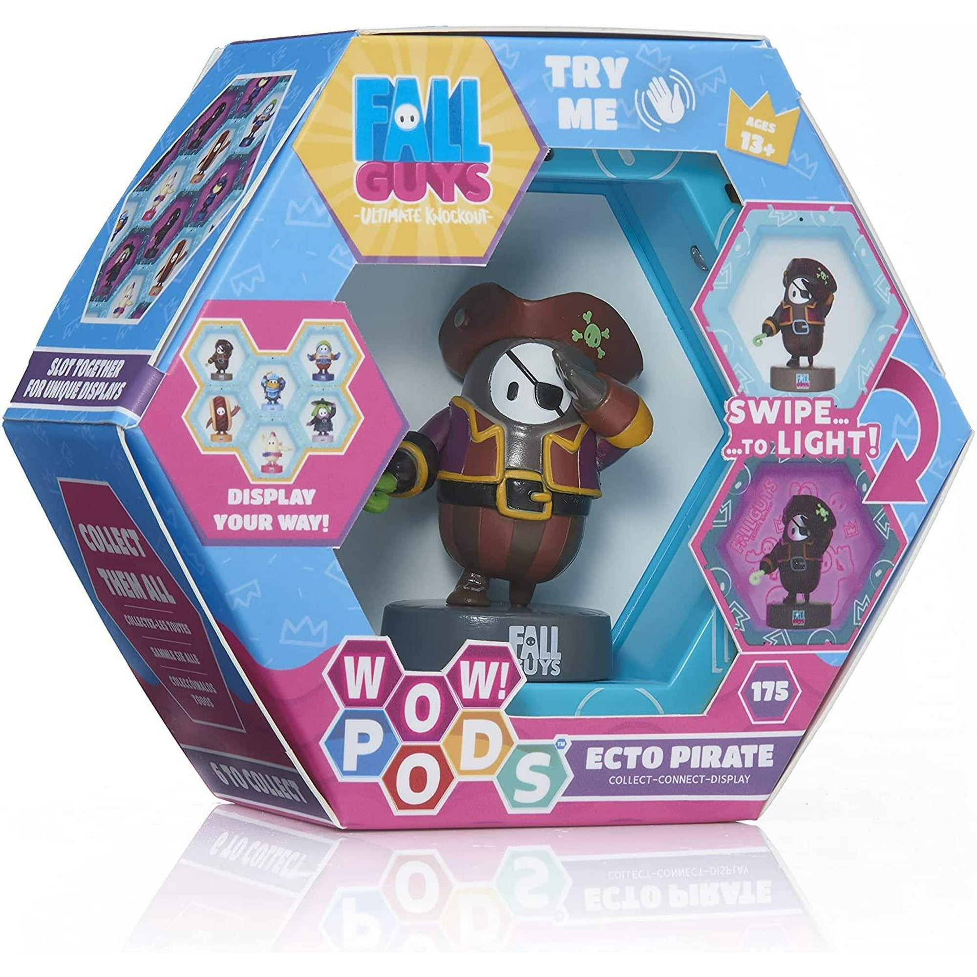 Wow Pods Fall Guys Ecto Pirate Swipe Light-up Figure Connect