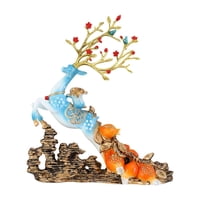 Estatua Bothyi Ciervos Soporte Para Botella De Vino Azul