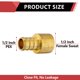 thumbnail image 2 of Pex Fittings EFIELD PEX1807127, 10 unidades, 1/2 x 1/2 hembra, 2 of 9