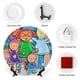 thumbnail image 3 of Pinky Dinky Doo Plato decorativo de porcelana fina (bone china), plato decorativo de cerámica para hogar, oficina, soporte de pared, platos decorativos para dormitorio - 6 pulgadas (15 cm), 3 of 6