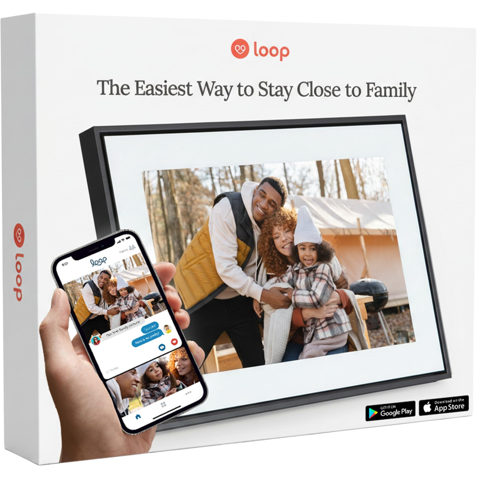 Marco De Fotos Digital Loop, Wi-fi, Pantalla Táctil De 10.1 Pulgadas