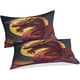 thumbnail image 2 of Juego de ropa de cama con diseño de dragón chino, funda nórdica, juego de cama Wyvern para adolescentes, niñas y niños (sin edredón, sábana doble)., 2 of 3