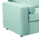 thumbnail image 4 of Sofa Vivo 3CG Felpa 30 Verde Agua, 4 of 6