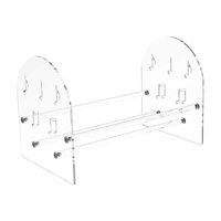 Bothyi - Soporte Para Discos De Vinilo Negro, Estante De Almacenamiento De Vinilo Resistente Y Fácil De Montar, Multiusos