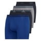 thumbnail image 1 of Calzoncillos tipo bóxer adidas de algodón elástico para hombre, paquete de 4, 1 of 3