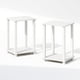 thumbnail image 4 of Mesa de noche Furinno Simplistic Compact blanca, set de 2, 4 of 7