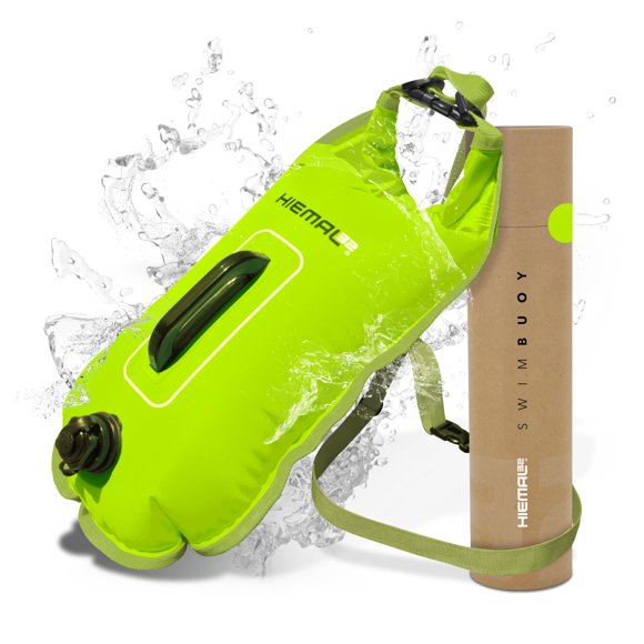 Boyarín de Natación HIEMAL32 Bolsa Estanca Impermeable de 15L Alta Visibilidad