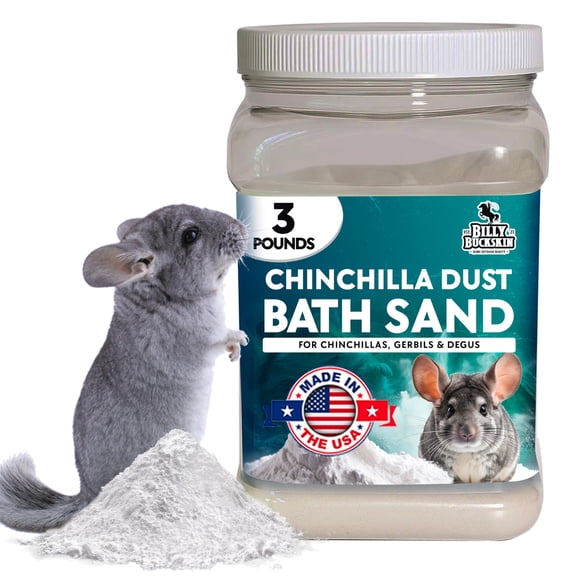 Polvo de Pómez para Baño de Chinchilla BILLY BUCKSKIN 1,4 kg