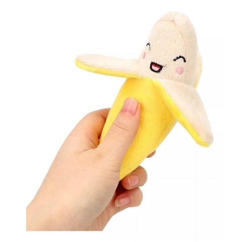 Defensor Forever - Peluche Para Mascota De Forma De Plátano Con Sonido Interior