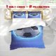 thumbnail image 1 of 3pcs Luminous Football Print Three Piece Bedding Set Soft Duvet Cover And Two Pillowcases, 1 of 5