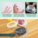 thumbnail image 5 of Fundas elásticas de plástico para recipientes de alimentos, 200 unidades, para almacenar alimentos, transparentes, para conservar alimentos frescos, para cuencos y platos., 5 of 7
