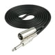 thumbnail image 4 of XLR Macho A 6.35mm 1/4 "Mono Macho Micrófono Convertidor De Audio OFC Cable 2m, 4 of 5