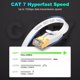 thumbnail image 2 of Cable Ethernet Folishine Cat 7 de 30 pies de alta velocidad y 10 Gbps, blanco, 2 of 8