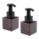 thumbnail image 1 of Dispensador De Espuma Vacía Bomba Botella Limpiador Facial Contenedor 250ml 2pcs Marrón, 1 of 5