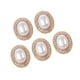thumbnail image 2 of 5x Botones De Diamantes De Imitación Adornos Espalda Plana Para Ramo De Boda Estilo DIY C, 2 of 5