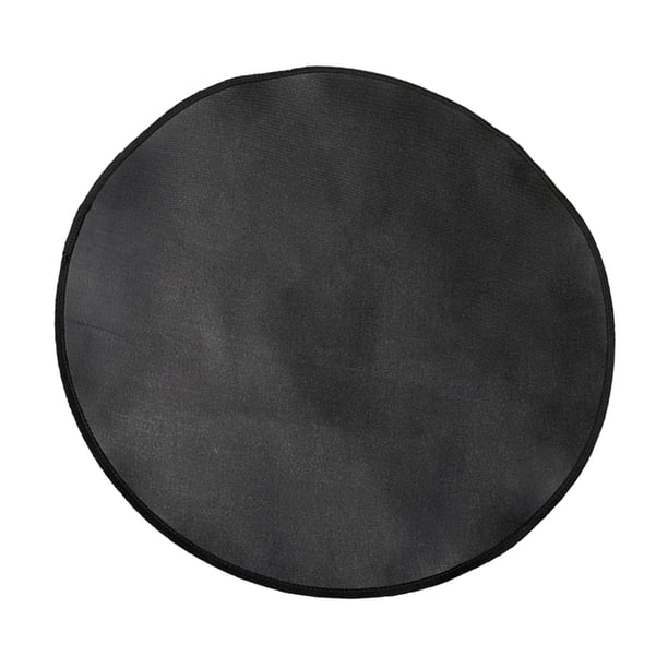 Almohadilla ignífuga, tapete ignífugo, alfombra protectora para el piso del patio trasero, alfombra protectora para el piso, manta ignífuga para parri negro 36 pulgadas
