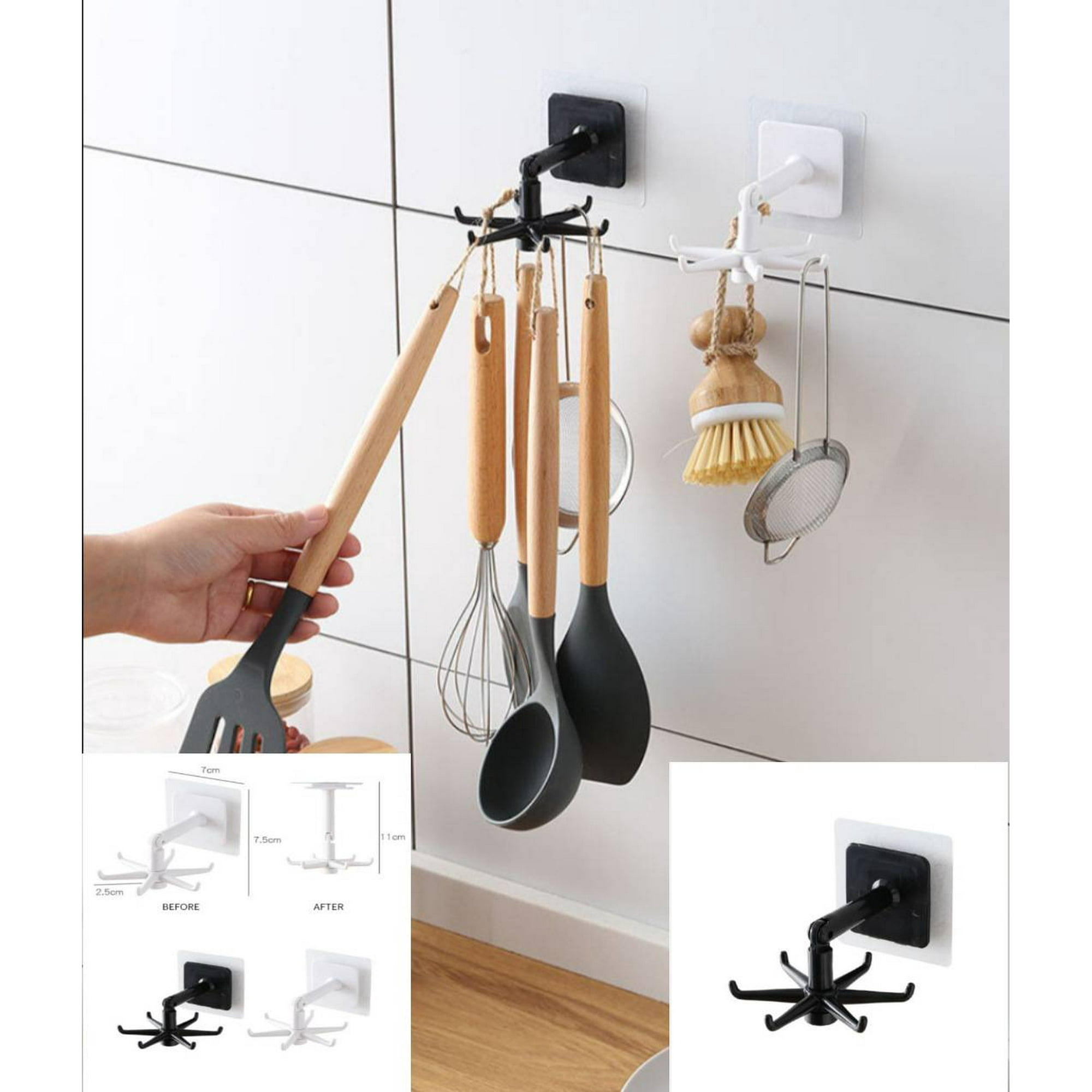 Mundo Eve - Colgador Giratorio Adhesivo