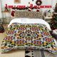 thumbnail image 1 of 3pcs Moroccan Geometric Printed Bedding Set Soft Duvet Cover with 2 Pillowcases All Season Comfort, 1 of 5