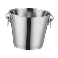 Magideal - Cubo De Hielo Con Accesorios De Mango Soporte De Equipo De Barra De Barras Recipiente De Depósito De Vino Para Fiestas En El Bar De La Casa Cocina De 4L